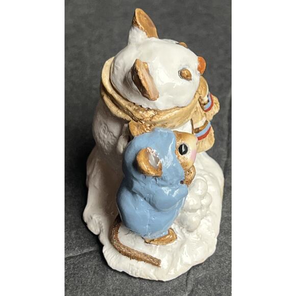 Wee Forest Folk M 84 Snowmouse And Friend 1982 By Annette Petersen With Box - Picture 5 of 7